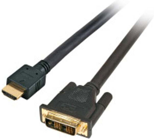 EFB Kabel DVI-D-Stecker - HDMI-Stecker 1m Schwarz (K5432SW.1)