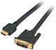 EFB Kabel DVI-D-Stecker - HDMI-Stecker 2m Schwarz (K5432SW.2)