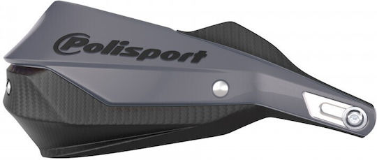 Polisport Προστατευτικές Χούφτες Μηχανής Trail Blazer σε Γκρι χρώμα