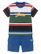 Kids' Set with Shorts Summer 2pcs Green, White