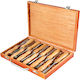 Vevor Wood Chisel Sets 12 Pcs Lathe Chisels 3-3/4 Inch 95mm Woodworking Chisels 9 Inch Wood Lathe Tools Wood Chisels Woodturning Tools Root Carving Furniture Carving Lathes Furniture Carving