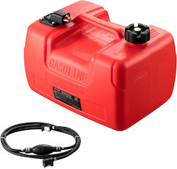 Δεξαμενή Καυσίμου Vevor Marine Fuel Tank 3,17 Gallon/12l Φορητή Δεξαμενή Αερίου Καυσίμου Σκάφους Σκάφη Εξωλέμβιας Μηχανής Πλαστική Δεξαμενή Καυσίμου Εξωλέμβιου Σκάφους Λάστιχο Εύκολη Μεταφορά Σκάφος Ψαρόβαρκα Σκάφος Καταστρώματος Κόκκινο