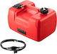 Δεξαμενή Καυσίμου Vevor Marine Fuel Tank 3,17 Gallon/12l Φορητή Δεξαμενή Αερίου Καυσίμου Σκάφους Σκάφη Εξωλέμβιας Μηχανής Πλαστική Δεξαμενή Καυσίμου Εξωλέμβιου Σκάφους Λάστιχο Εύκολη Μεταφορά Σκάφος Ψαρόβαρκα Σκάφος Καταστρώματος Κόκκινο