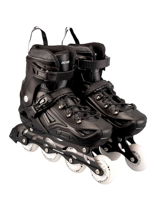 Action One Adult Adjustable Inline Roller All Black Size L 41-44 Action One Adult Adjustable Inline Roller All Black Size L 41-44