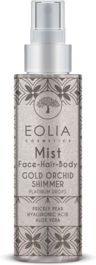Eolia Cosmetics Body Mist Shimmer Platinum Drops Gold Orchid 150ml