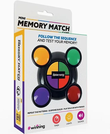 Επιτραπέζιο Παιχνίδι Mini Memory Match Game 8+ Ετών The Source