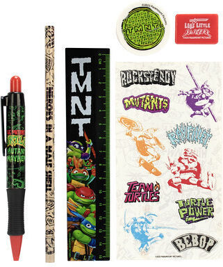 Комплект канцеларски материали Thumbs Up 5 части Tmnt Mayhem писане комплект