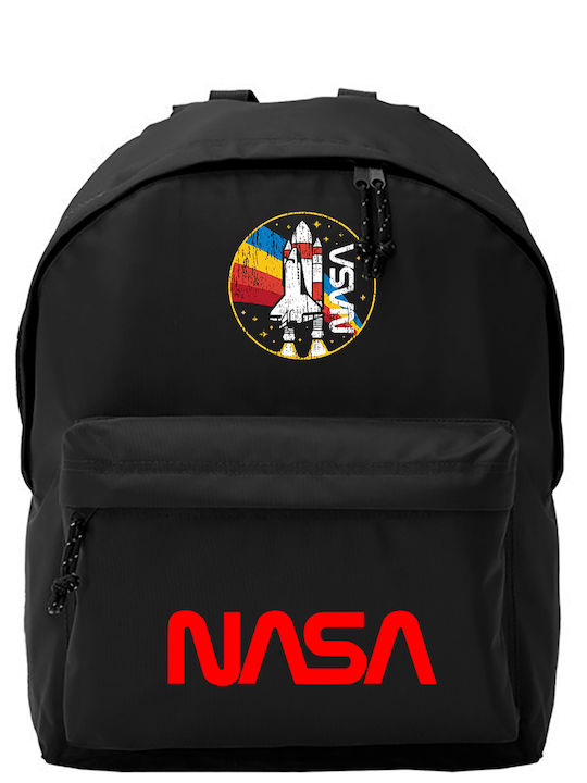 Pegasus Lux In Tenebris Nasa Ученическа Раница Черна