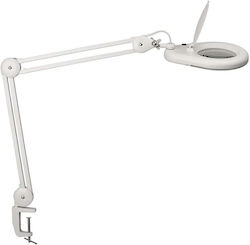 Maul LED Magnifying Lamp Viso Clamp White Maul LED Magnifying Lamp Viso Clamp White