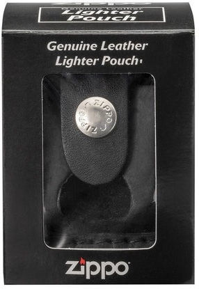 Zippo Lptbk Feuerzeugtasche Clip Leder Schwarz