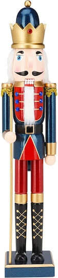 Wooden Christmas Nutcracker 55cm Multicolour