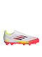 F50 League FG/MG Ghete De Fotbal Pentru Copii Cu Crampoane Albe