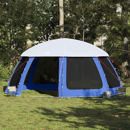 vidaXL Camping Tent Blue