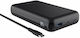 Trust Laro Baterie Externă 20000mAh 100W Cu Port USB-A Și 2 Porturi USB-C Power Delivery Încărcare Rapidă Neagră