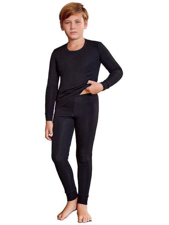 Berrak Kids Thermal Top Black