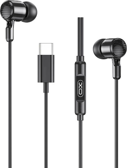 XO XO-EP81 In-Ear Freisprecheinrichtung Kopfhörer mit Stecker USB-C Schwarz