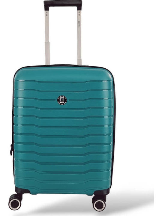 Rain Medium Hard Petrol Suitcase With 4 Wheels Height 65cm