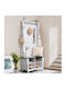 Mobilier de Intrare cu Cuier / Dulap pentru Pantofi & Bancă 81.8x40x172cm