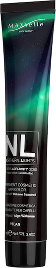 MAXXelle Nl Northern Lights Перманентна Боя За Коса Зелен Веган 100мл