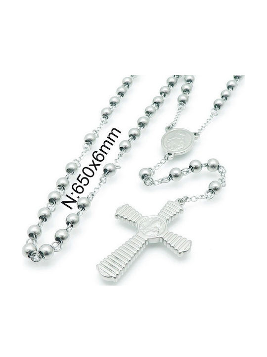 Tribute Kreuz aus Stahl mit Kette