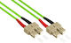 Good Connections Cablu De Fibră Optică 0.5m Verde
