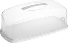 Cyclops Bread Box with Lid Plastic Pink