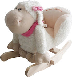 Chipolino Wooden Rocking Toy Lamb for 10+ months with Sounds with Max Load Capacity 30kg