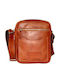 Leather Men's Bag Shoulder / Crossbody Tabac Brown