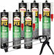 Adeziv de Montare Pattex Fix Decor 380g 6 Bucăți + Dispenser de Lipici cu Schelet