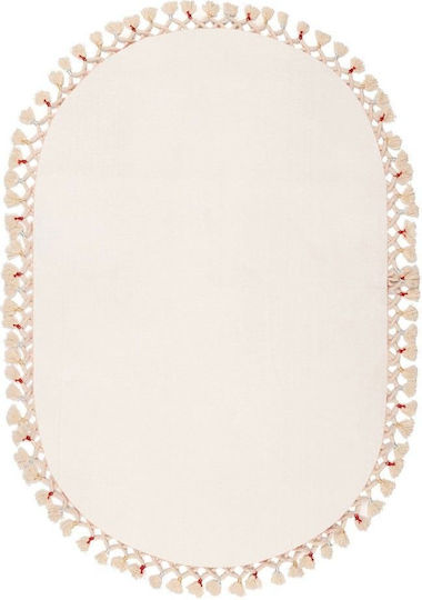 L'Εssentiel Maison Πατάκι Μπάνιου Οβάλ White 75x120εκ.