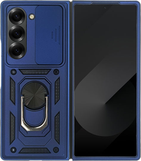 Ring Armor Campro Sonique Case Samsung Large Hole Galaxy Z Fold 6 Blue
