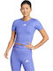 Damen Sportlich T-Shirt Schnell trocknend Blue