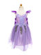 Kids Carnival Costume Purple Forest Fairy
