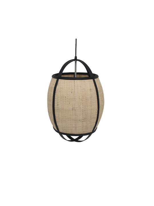 InTheBox Lustră Negru cu frânghie 5x32x32.5cm.