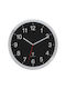 TFA TFA Wanduhr Glas Schwarz Ø40cm