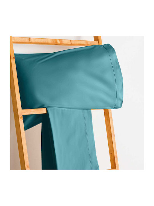 Vesta Home Cotton Duvet Cover King Size 260x240 Synthesis Petrol Blue