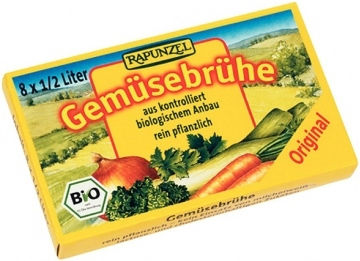 Organic Vegan Vegetable Cubes Original 84g Rapunzel
