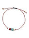 The Art of Beading Women's Bracelet Martaki made of Cord
