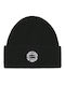 Beanie Unisex Σκούφος Πλεκτός σε Μαύρο χρώμα