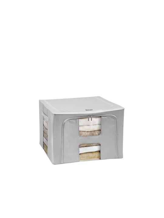 General Trade Fabric Storage Box with Lid Gray 50x40x28cm 1pcs