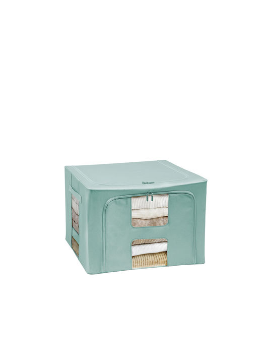 General Trade Fabric Storage Box with Lid Transparent 50x40x28cm