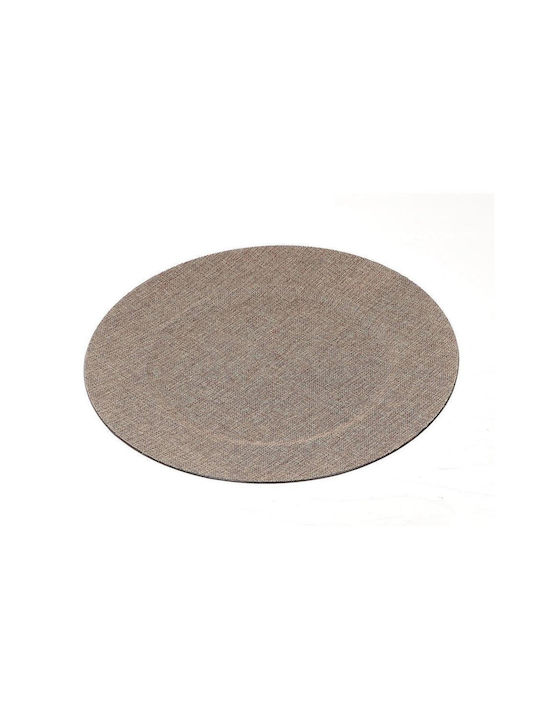 Atmosphera Plate Shallow made of Melamine Gray with Diameter 33cm