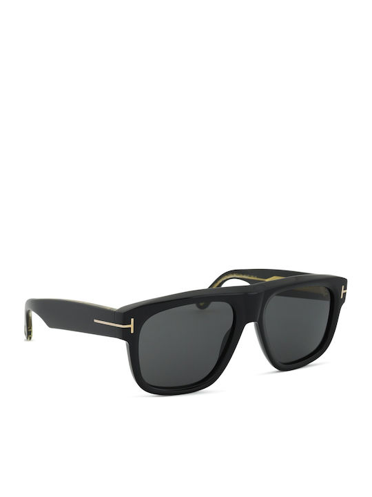Tom Ford Men's Sunglasses with Black Horn-Rimme...