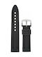 Mertzios.gr Rubber Strap Black 20mm