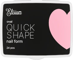 Elysium Elisium_quick Shape Nail Form Mini Oval Nail Extension Forms
