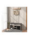 Entry Furniture with Shoe Rack & Bench Black and Grey 80x30x45cm