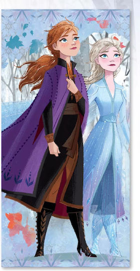 Disney Frozen Sisters Microfiber Fast Dry Beach Towel 70x137cm Multicolor