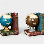 Bookend "Globe Books" 24cm X 16cm