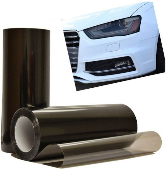 Light Black Smoke Film Roll Headlight Taillight Protection Dimensions 0.6 M X 10 M Protects Against Scratches Chemicals Uv Radiation Extreme Weather Conditions Reduces Risk Yellowing Cracking