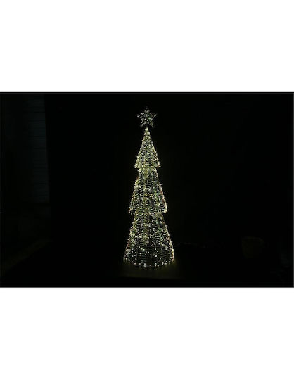 Christmas Decorative Illuminated Metal Tree 122cm Electric